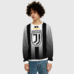 Свитшот мужской Juventus FC: New logo, цвет: 3D-белый — фото 2