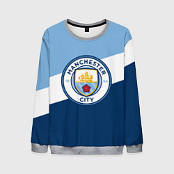 Свитшот мужской FC Manchester City: Colors, цвет: 3D-меланж