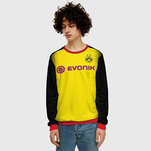 Мужской свитшот BVB FC: Rois Away 17/18 / 3D-Красный – фото 3