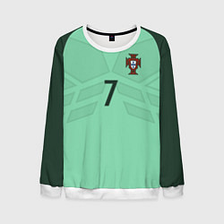 Свитшот мужской Сборная Португалии: Роналду ЧМ-2018, цвет: 3D-белый