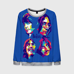 Мужской свитшот The Beatles: Faces