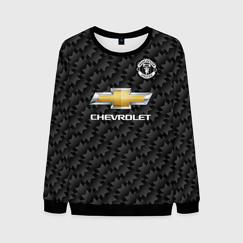 Мужской свитшот Man UTD: Pogba Away 17/18 / 3D-Черный – фото 1