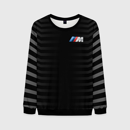 Мужской свитшот BMW M BLACK & GREY / 3D-Черный – фото 1