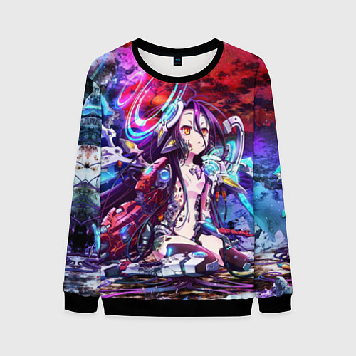 Мужской свитшот No Game No Life Zero / 3D-Черный – фото 1