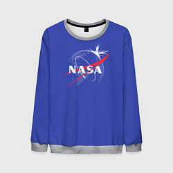 Свитшот мужской NASA: Blue Space, цвет: 3D-меланж