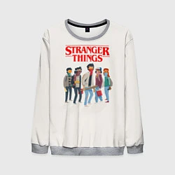 Свитшот мужской Stranger Things Friends, цвет: 3D-меланж