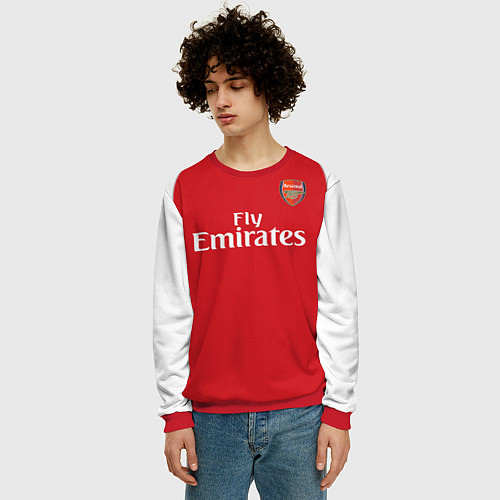 Мужской свитшот FC Arsenal: Henry Home 17/18 / 3D-Красный – фото 3