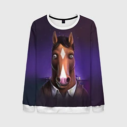 Свитшот мужской BoJack, цвет: 3D-белый