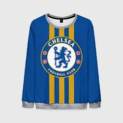 Свитшот мужской FC Chelsea: Gold Lines, цвет: 3D-меланж
