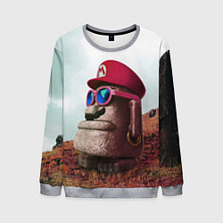 Свитшот мужской Super Mario: A Thing, цвет: 3D-меланж