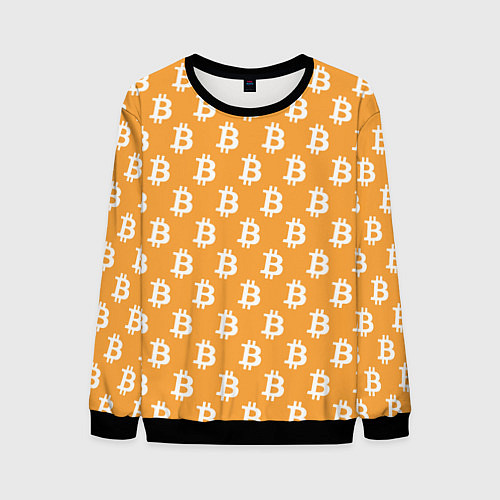 Мужской свитшот BTC Pattern / 3D-Черный – фото 1