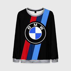 Свитшот мужской BMW 2021 M SPORT БМВ М СПОРТ, цвет: 3D-меланж