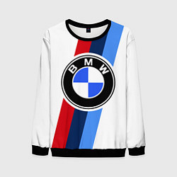 Свитшот мужской BMW M: White Sport, цвет: 3D-черный