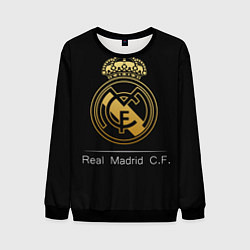 Свитшот мужской FC Real Madrid: Gold Edition, цвет: 3D-черный