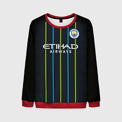 Свитшот мужской FC Manchester City: Away 18/19, цвет: 3D-красный