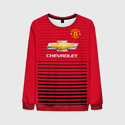 Свитшот мужской FC Manchester United: Away 18/19, цвет: 3D-красный