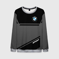 Свитшот мужской BMW SPORT БМВ СПОРТ, цвет: 3D-меланж