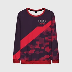 Мужской свитшот Audi: Red Pixel