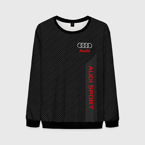 Мужской свитшот Audi: Sport Line / 3D-Черный – фото 1
