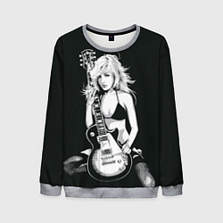 Свитшот мужской Рокерская душа, цвет: 3D-меланж