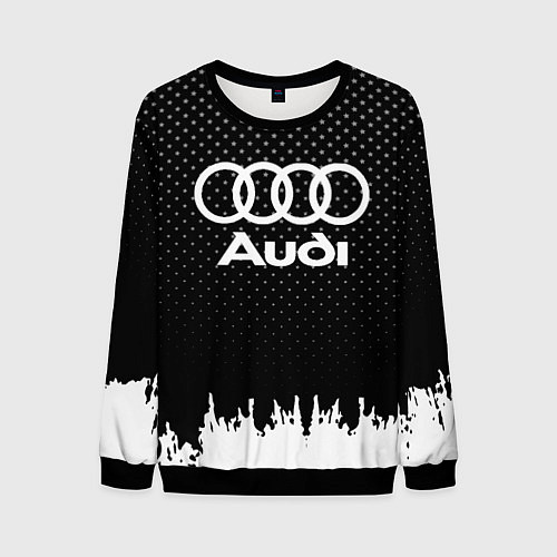 Мужской свитшот Audi: Black Side / 3D-Черный – фото 1