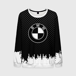 Свитшот мужской BMW Black Style, цвет: 3D-белый
