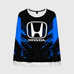 Свитшот мужской Honda: Blue Anger, цвет: 3D-белый
