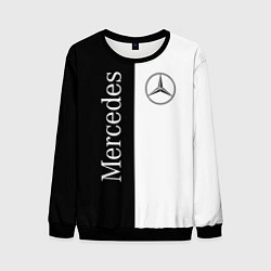 Свитшот мужской Mercedes B&W, цвет: 3D-черный