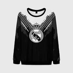 Свитшот мужской FC Real Madrid: Black Style цвета 3D-черный — фото 1