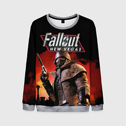 Свитшот мужской Fallout: New Vegas, цвет: 3D-меланж