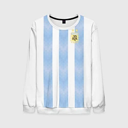 Свитшот мужской Сборная Аргентины, цвет: 3D-белый