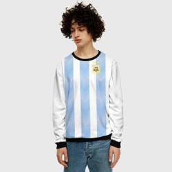 Свитшот мужской Сборная Аргентины, цвет: 3D-черный — фото 2
