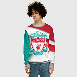 Свитшот мужской FC Liverpool, цвет: 3D-меланж — фото 2