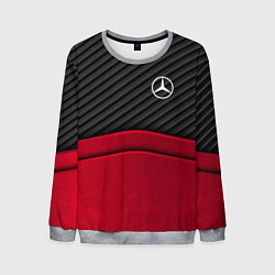 Свитшот мужской Mercedes Benz: Red Carbon, цвет: 3D-меланж
