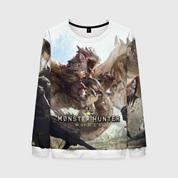 Свитшот мужской Monster Hunter: World, цвет: 3D-белый