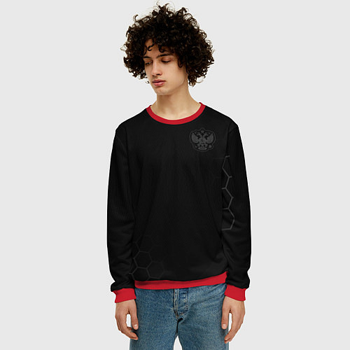 Мужской свитшот Russia Legend 2024 / 3D-Красный – фото 3