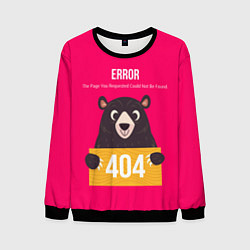 Мужской свитшот Bear: Error 404
