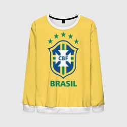 Свитшот мужской Brazil Team, цвет: 3D-белый