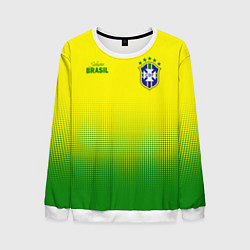 Свитшот мужской CBF Brasil, цвет: 3D-белый