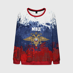 Свитшот мужской МВД, цвет: 3D-красный