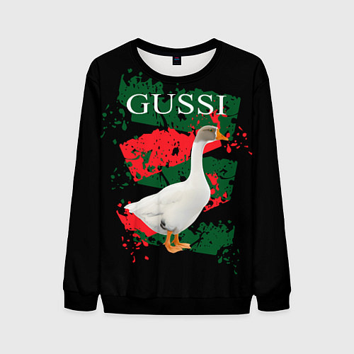 Мужской свитшот GUSSI Hype / 3D-Черный – фото 1