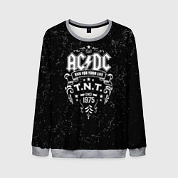 Свитшот мужской AC/DC: Run For Your Life, цвет: 3D-меланж