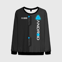 Свитшот мужской RK800 Android, цвет: 3D-черный