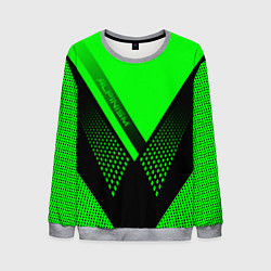 Свитшот мужской Alpinism: Acid Green, цвет: 3D-меланж