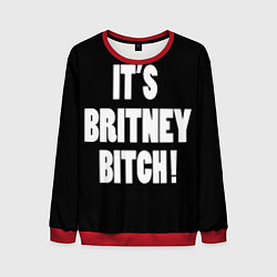 Свитшот мужской It's Britney Bitch, цвет: 3D-красный