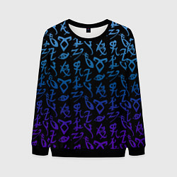 Свитшот мужской Blue Runes, цвет: 3D-черный
