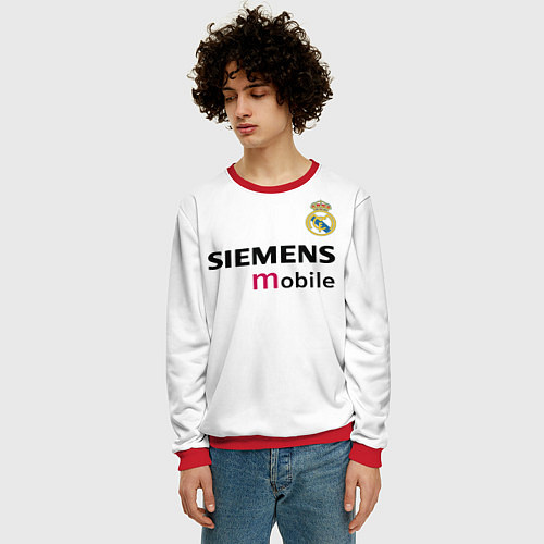 Мужской свитшот FC Real Madrid: Raul Retro / 3D-Красный – фото 3