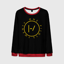 Свитшот мужской 21 Pilots: Light Logo, цвет: 3D-красный