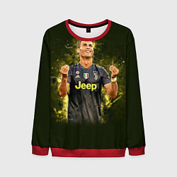 Свитшот мужской Ronaldo: Juve Sport, цвет: 3D-красный
