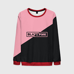 Свитшот мужской Black Pink, цвет: 3D-красный